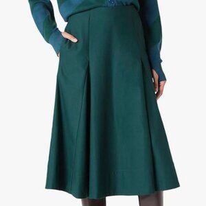 The Drop Women’s Rain Forest Full Flounce midi Skirt by @takkunda, Small, NWT